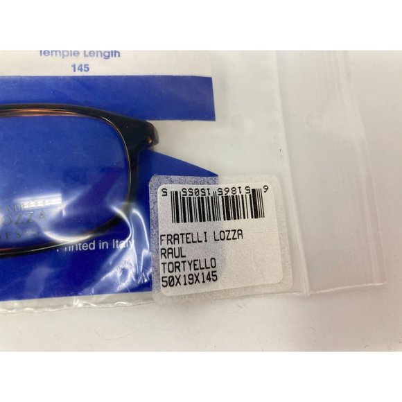 Vintage Fratelli Lozza Raul Eyglasses ~ Tortoise Yellow - Made in Italy - Picture 2 of 8